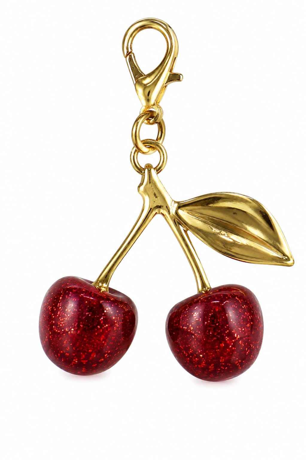 Red Cherry Keychain