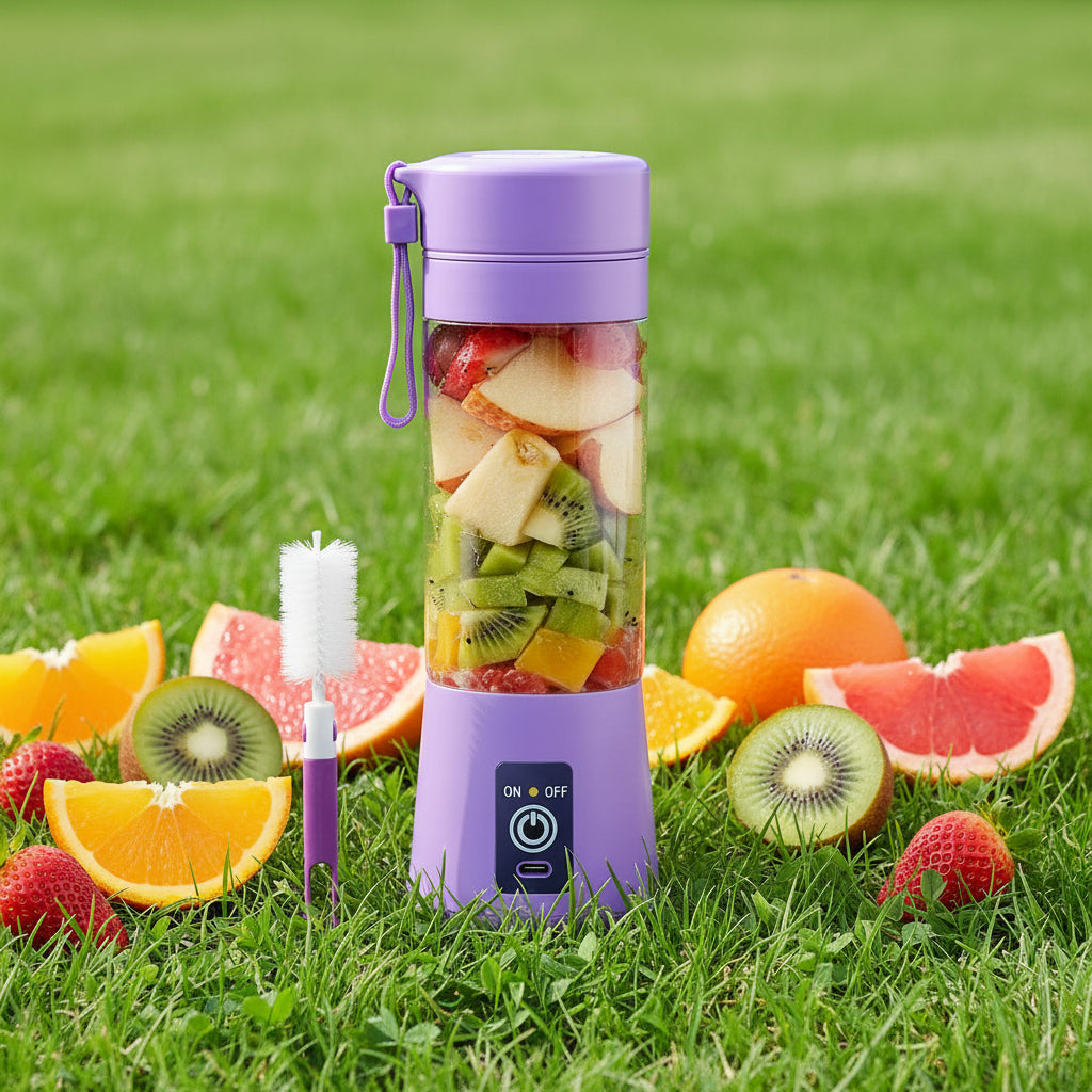6 Blade Mini Portable Usb Juicer Blender Rechargeable