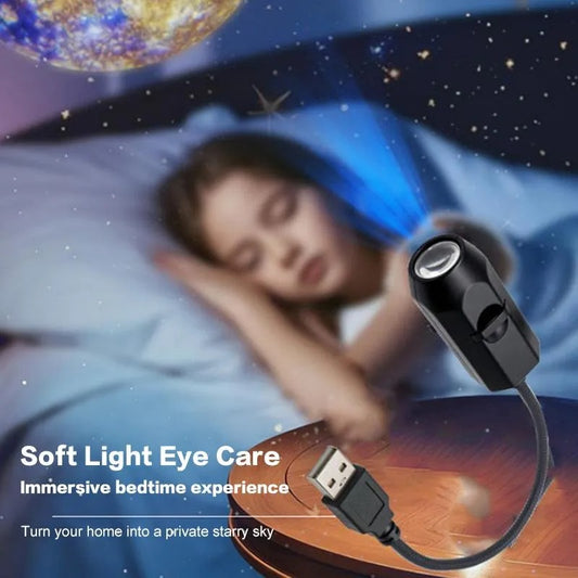 Moon Earth Projection Atmosphere Light
