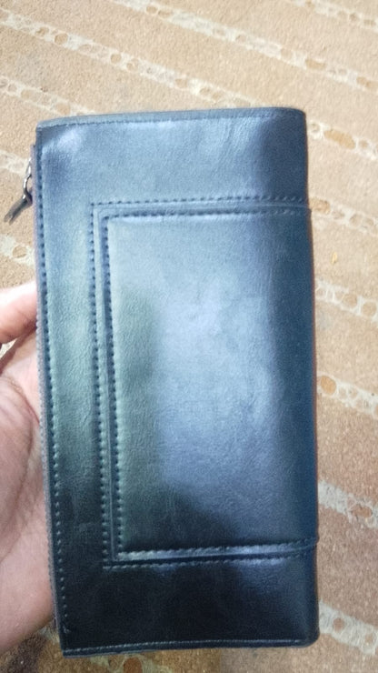 Premium Balisi Leather Long Wallet