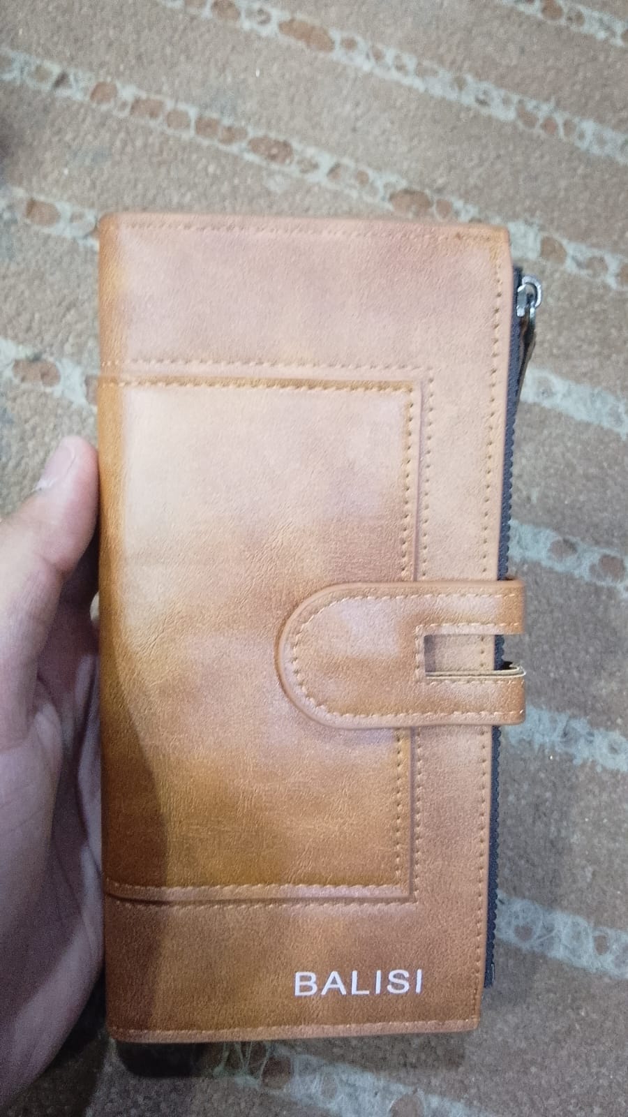 Premium Balisi Leather Long Wallet