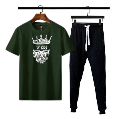 Premium Micro Men’s Tracksuit King Print