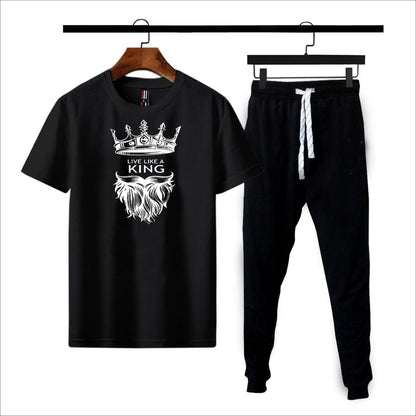 Premium Micro Men’s Tracksuit King Print