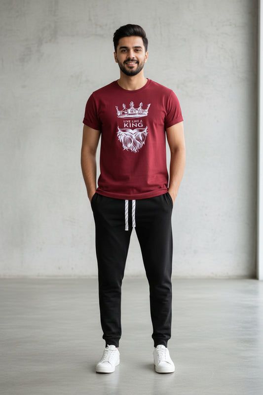 Premium Micro Men’s Tracksuit King Print