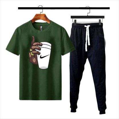 Premium Micro Men’s Tracksuit Cup Hand Print