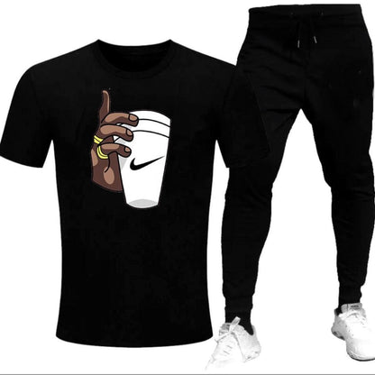 Premium Micro Men’s Tracksuit Cup Hand Print