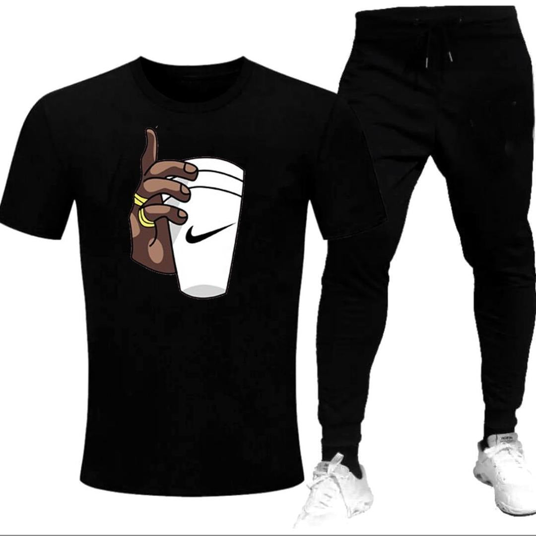 Premium Micro Men’s Tracksuit Cup Hand Print