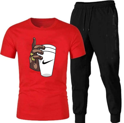 Premium Micro Men’s Tracksuit Cup Hand Print