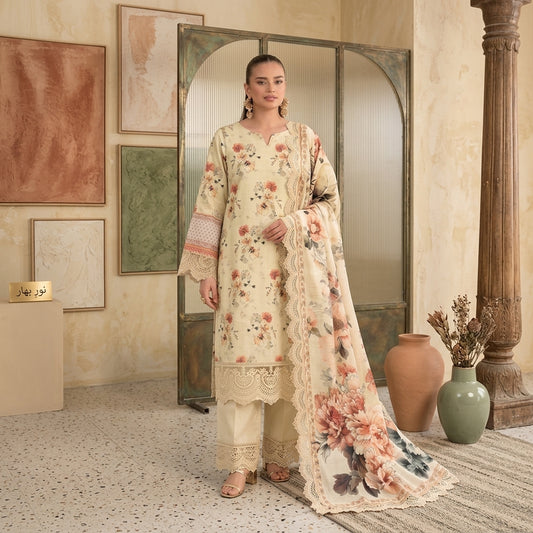 Malhaar Winter Unstitched 3-Piece Linen Suit