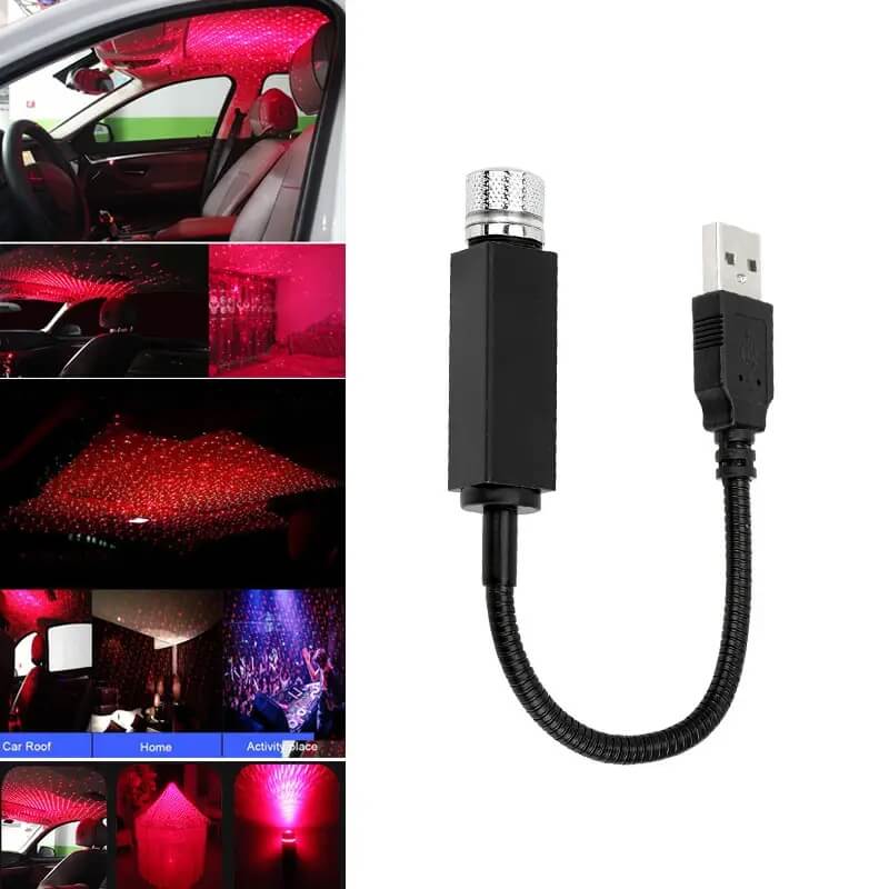 Mini LED Car Roof Star Night Light Projector
