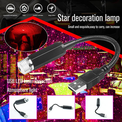 Mini LED Car Roof Star Night Light Projector