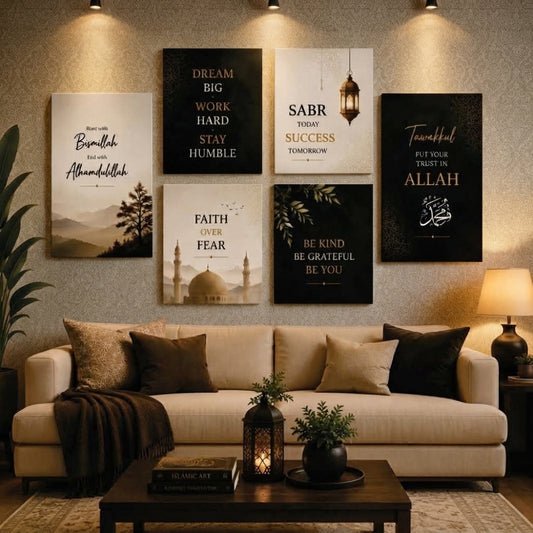 Set of 6 Premium Wall Art Photo Tiles