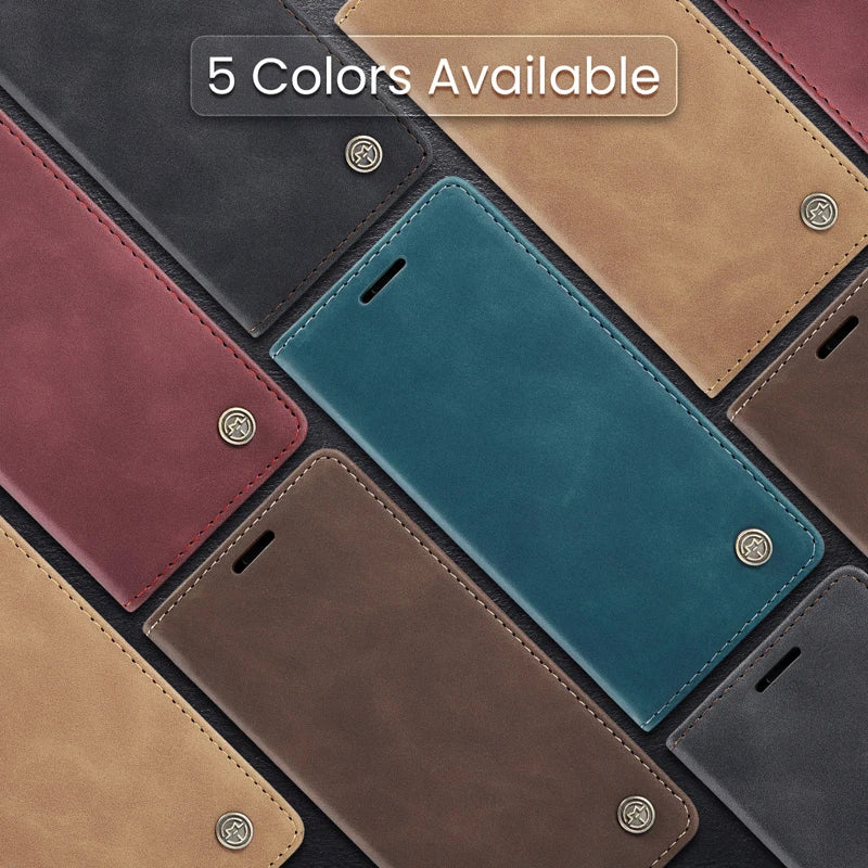 For Xiaomi 15T Pro 15T CaseMe Magnetic Retro Leather Flip Wallet Stand Cover With Card Slot for Xiaomi Mi 15 T Pro