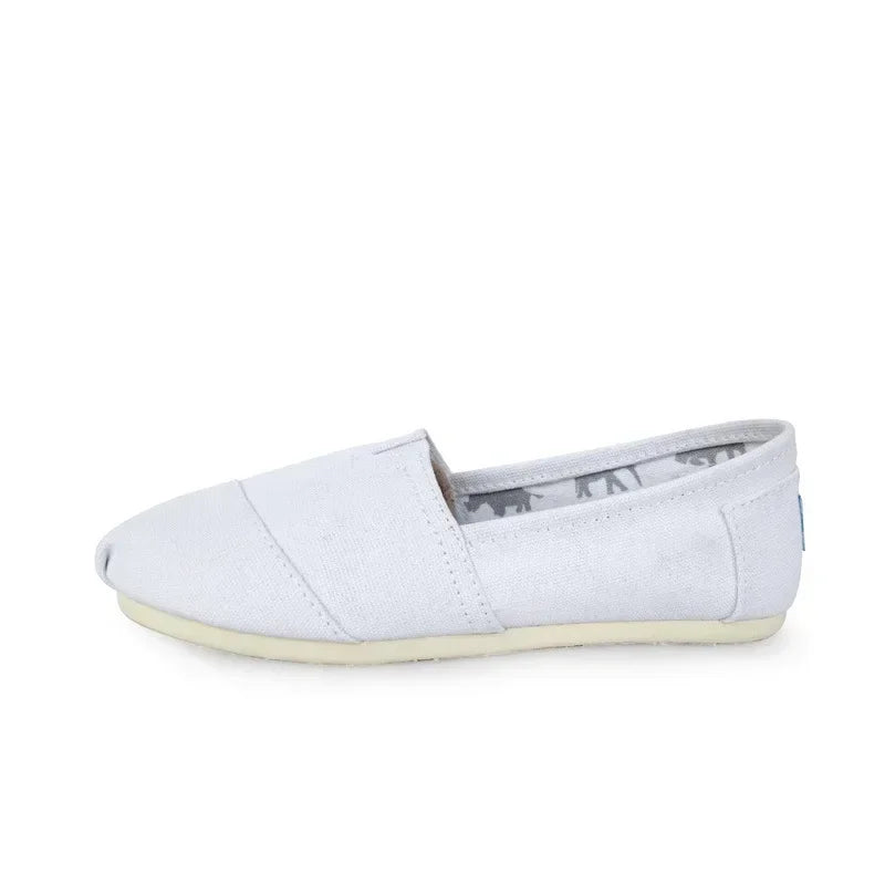 Summer Blue Loafers Men Classic Canvas Flats Shoes Women Comfortable Breathable Men Casual Shoes Slip-on Espadrilles