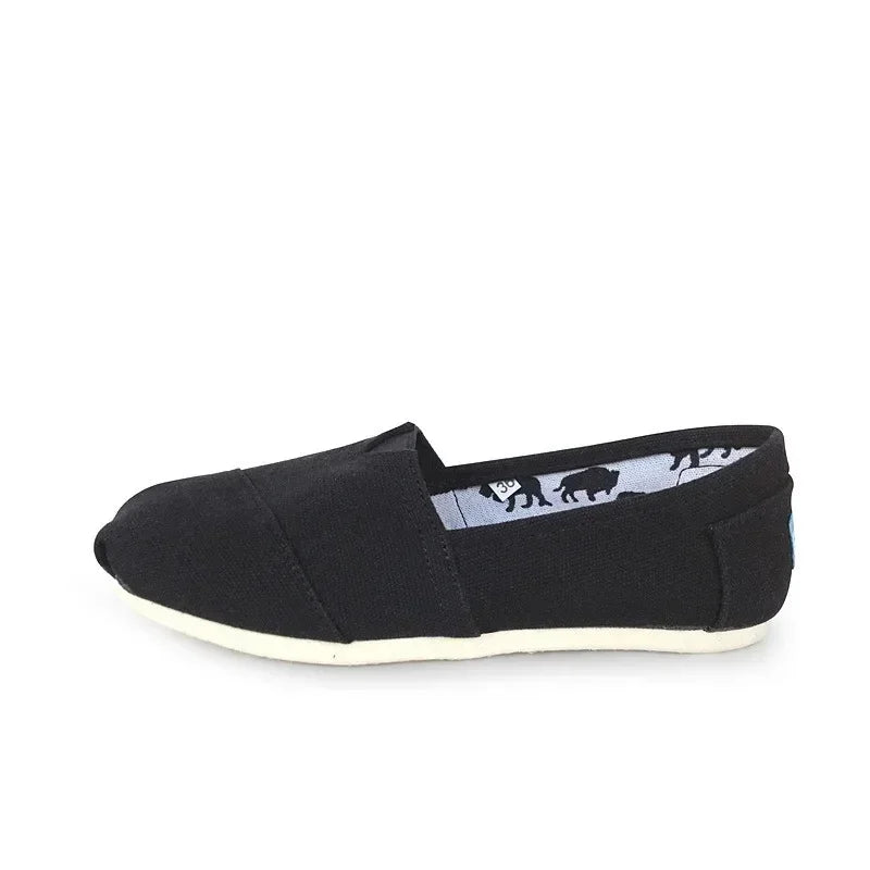 Summer Blue Loafers Men Classic Canvas Flats Shoes Women Comfortable Breathable Men Casual Shoes Slip-on Espadrilles