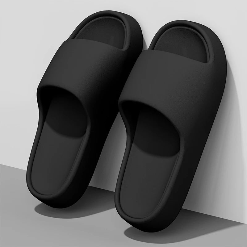 Men's Slippers for Summer Outdoor Wear, Indoor Thick-Soled Bathroom Shower, Anti Slip and Cool Slippers for Men