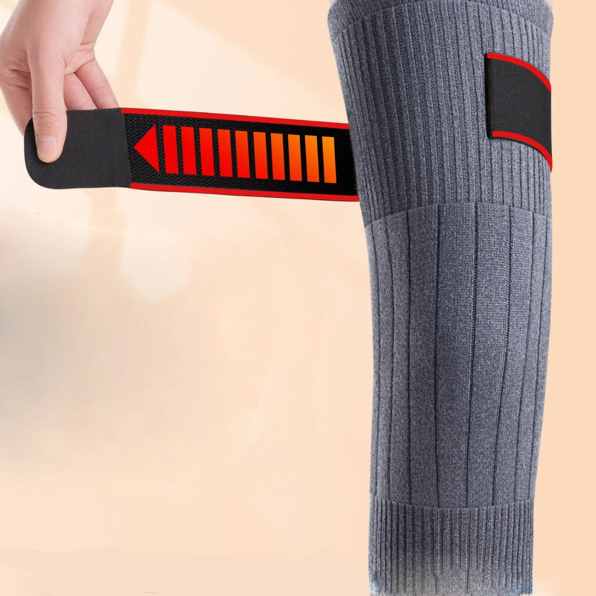 Tie up knee warmers, extended leg warmers, thick anti slip knee pads for both men and women