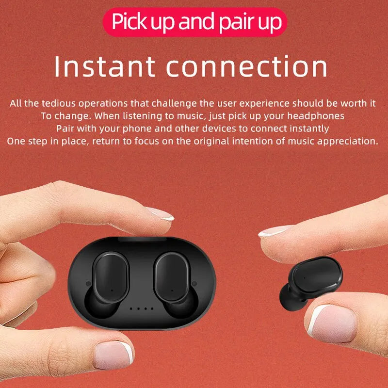 A6S TWS Earphones Wireless Bluetooth 5.0 Headphones Touch Control Earbuds With Mic Earphones Sport Waterproof Headset For OPPO