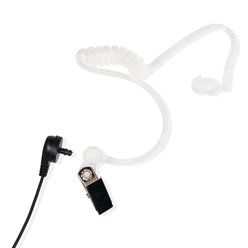 2 Pin PTT MIC Headset Covert Acoustic Tube In-ear Earpiece For Kenwood TYT Baofeng UV-5R BF-888S CB Two Way Radio Accessories