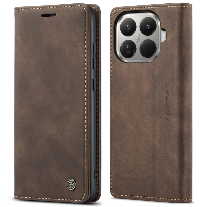 For Xiaomi 15T Pro 15T CaseMe Magnetic Retro Leather Flip Wallet Stand Cover With Card Slot for Xiaomi Mi 15 T Pro
